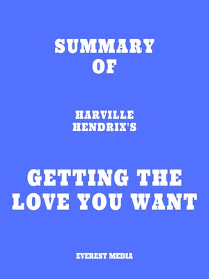 cover image of Summary of Harville Hendrix's Getting the Love You Want